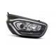Ford Transit Custom 2018-2024 Black Inner Halogen LED Head Lamp Unit Driver Side